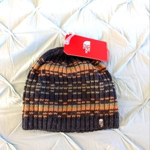 NWT The North Face Striped Beanie